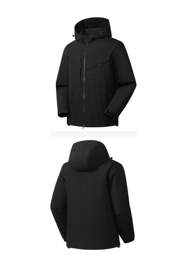 Erkek Dağcılık Nefes Alabilen Rüzgarlık Spor Ceketi Haki