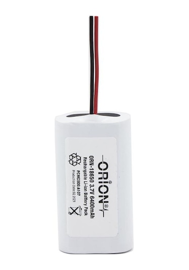 Orion 18650 3.7V 6400 Mah Bms Devreli 1S2P Li-Ion Pil