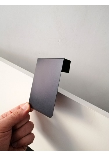 10 Adet Silinebilir Karatahta Siyah Etiket 10 x 7 CM Ahşap Raflar