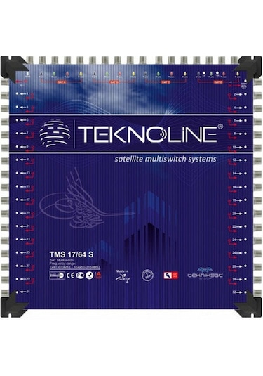 17X64 Sonlu Multiswitch Uydu Dağıtım Santrali Teknoline