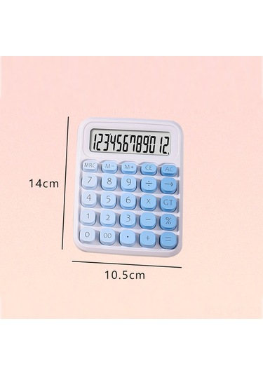 Aubyhe Ofis Ve Öğrenci Hesap Makinesi, Mekanik Klavye, 12 Basamaklı Ekran, Büyük Dairesel Tuşlar, Degrade Renk Seçenekleri 1xaaa Pil Gerekiyor, Pil Dahil Değil Diğer