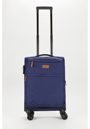 Unisex Kabin Boy Kumaş Valiz 028-03 Lacivert