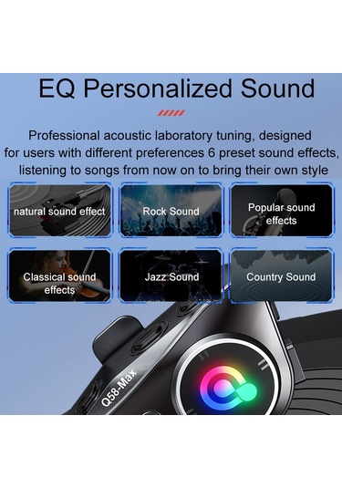 Xindoker Q58max Moto Kask Bluetooth Kulaklığı: 500m İki Kişilik Konuşma, Fm Radyo, Led Fener, Ses Karıştırma, Ipx6 Su Geçirmez