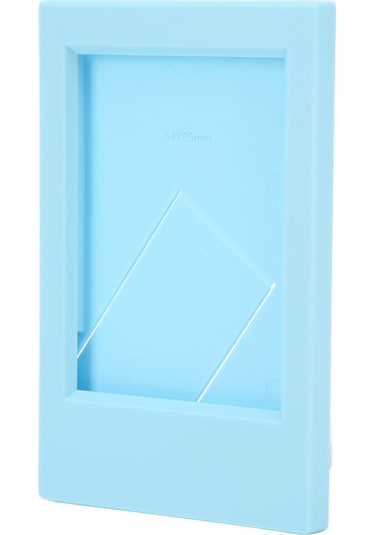 Ximistore9 Fujifilm Instax Mini 3" Fotoğraf Çerçevesi - Taşınabilir Dikey Standlı Abs/pp Materyal - Dormitorio Ofis Dekorasyonu Hediyelik Mavi Açık Güneş Mavisi