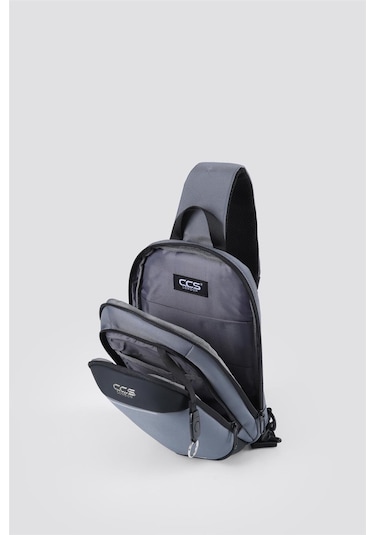 Ççs 31408 Tek Askılı Çapraz Çanta Gri-gri Gri