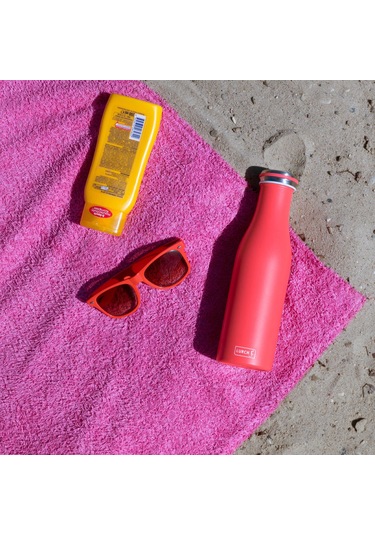 Lurch 500 Ml Paslanmaz Çelik Termos - Çift Cidarlı, Sızdırmaz Mercan Pembe