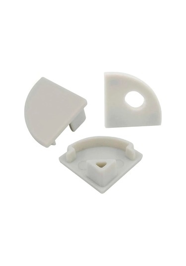 Fobz Led Şerit Profili İçin Kapak 16mm Beyaz 6 Adet 334098543 Beyaz