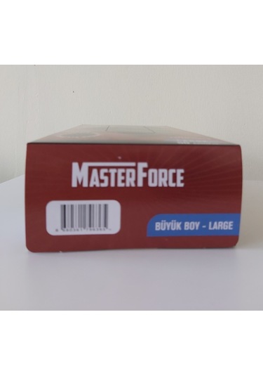 Masterforce Siyah Nitril Kalın Eldiven Large(L) Beden