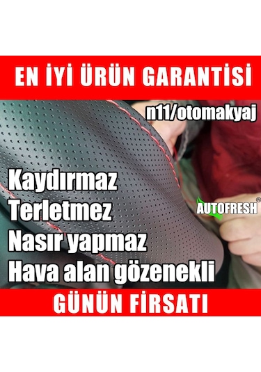 Dacia Duster Ve Dokker Uyumlu Deri Direksiyon Kılıfı Dikme