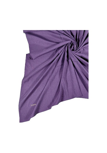 Tuana Eşarp Pamuk Jazz Eşarp 110x110cm Mor