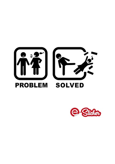 Problem Çözüldü Problem Solved Oto Sticker Araba Sticker (421371406 ...