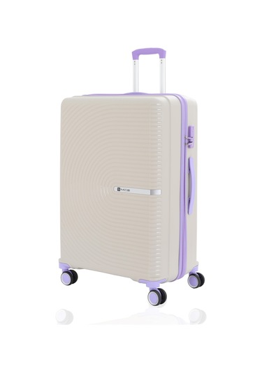 Mçs Polipropilen Valiz V374 75 Cm S21yy100000675 10729 Kemik/lila Kemik - Lila