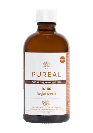 Pureal Doğal Ahşap Bakım Yağı 100 Ml 100 ML