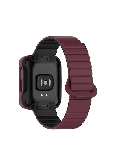 Xiaomi Redmi Watch 2 Silikon Kordon Hgea Krd-105 Strap Kayış-beyaz-siyah