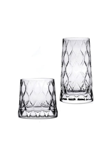 Paşabahçe Leafy Bardak Seti 12'Li 420194 & 420855