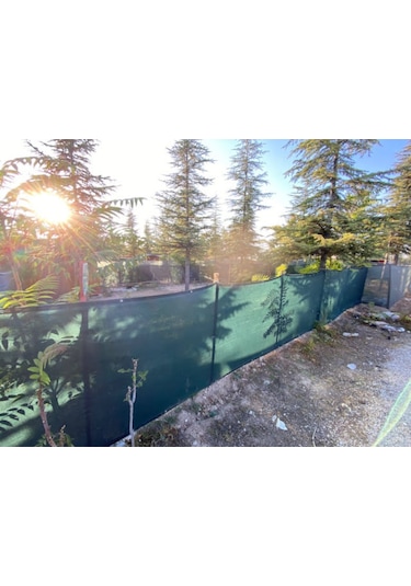 Morilu Gölgelik File - Çit Filesi - 95'Lik Şeritli Halkalı - Yeşil - Gölgelik Tente - Yeşil File - Çit Örtüsü