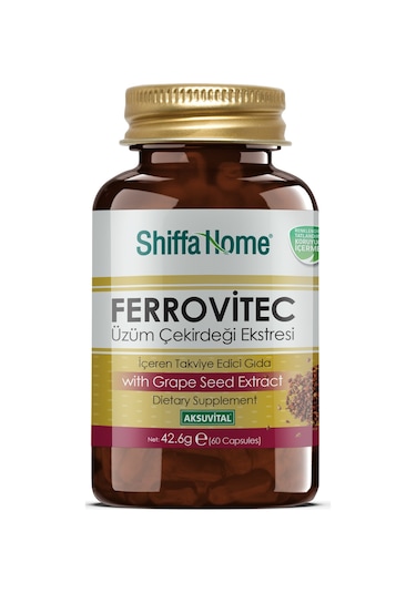 Ferrovitec Üzüm Çekirdeği Eki Kapsül