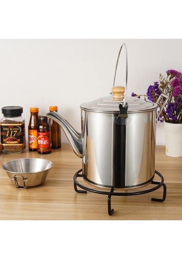 Wezone Siyah Dışarıda Kullanım Demir Isı Yalıtımlı Tencere Tutucu, Kamp İçin Kaymaz, Taşınabilir Çok Amaçlı Su Kaynaklama Stantı Siyah