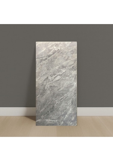 Brano Kendinden Yapışkanlı Duvar,banyo,tezgah Arası Kaplama 30 X 60 Cm Gri Mermer