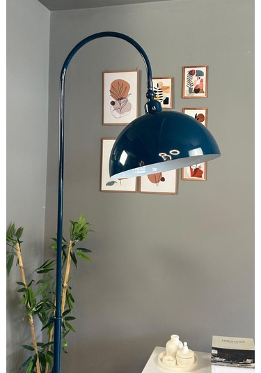 Dimmerli Işığı Ayarlanabilen Işığı Artırılıp Azaltılabilen Deniz Yeşili Hareketli Başlık Lambader Yeşil