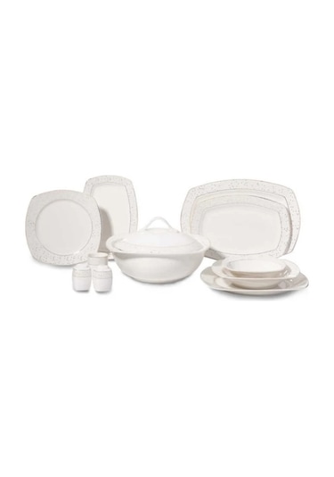 Korkmaz A8122 Mona Coll. 60 Parça Yemek Takımı Kare