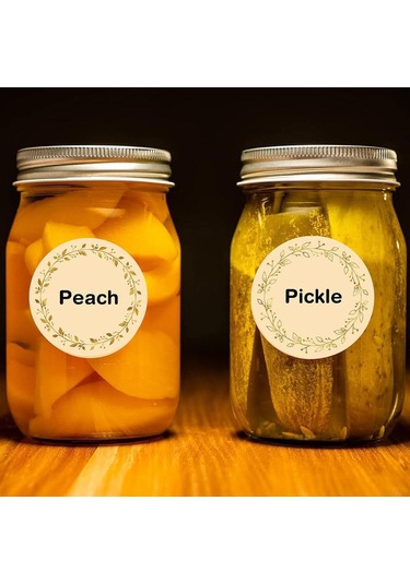 Suntek 200 Parça Kavanoz Etiket Çıkartmaları Scrapbooking