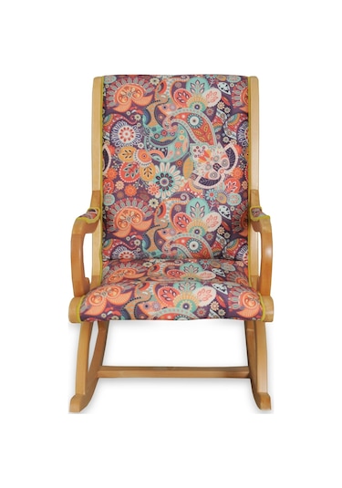 Asedia Rustik Naturel Retro Sallanan Sandalye Dinlenme Koltuğu