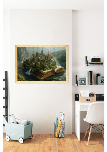 Ahşap Çerçeveli Puzzle - Tablo Hthp - 009 23 X 32 120 Parça