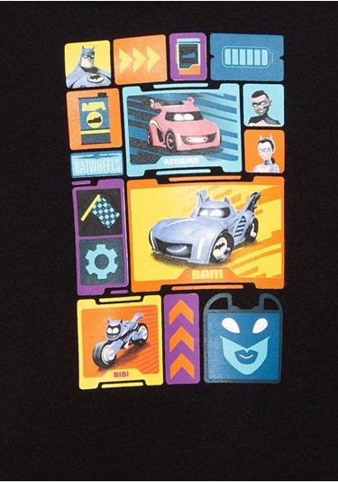 Cars Baskılı Erkek Çocuk Sweatshirt St08164 Siyah