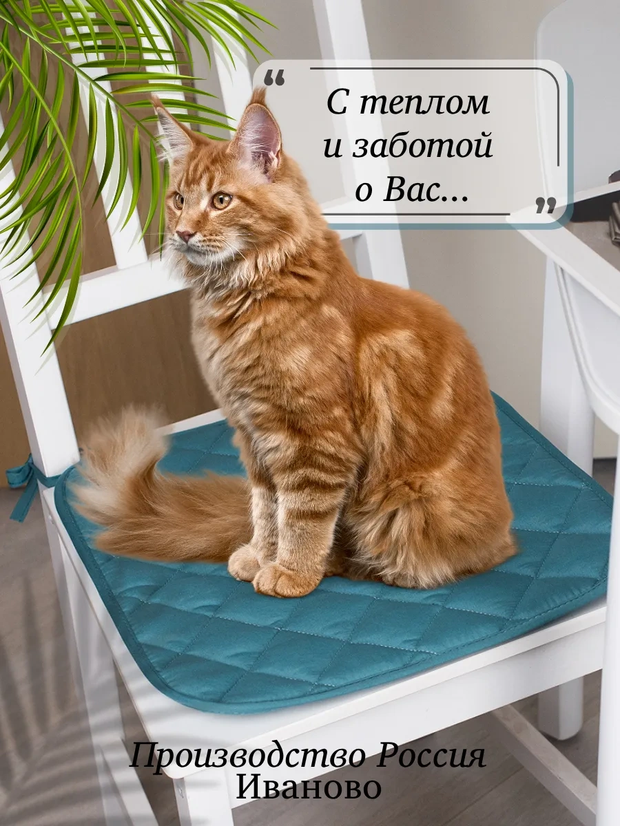 23 Linia Sandalye İçin Yastık Seti 38x38 Cm 59493022 Açık Mavi