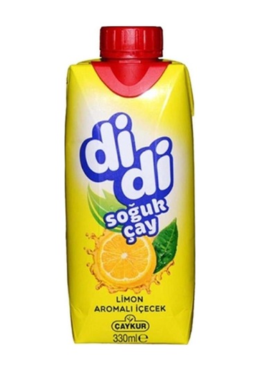 Çaykur Didi Limon Aromalı Soğuk Çay Kutu 330 Ml X 12 Adet