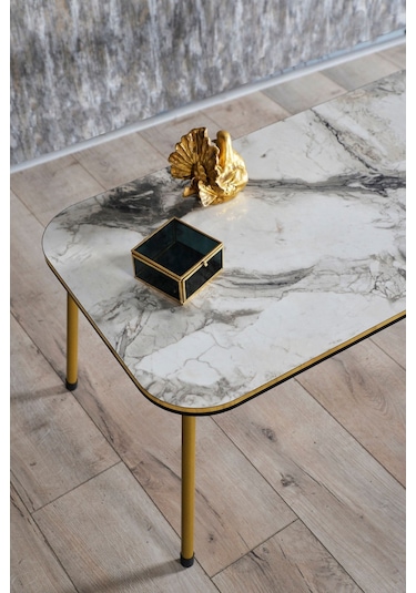 Orta Sehpa Efes Kr Metal Ayak Çift Gold Çok Renkli