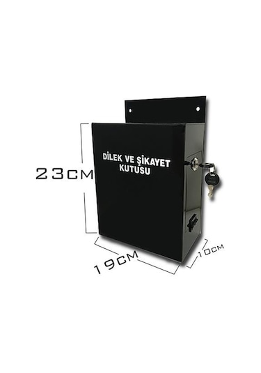 Pleksi Dilek Istek Şikayet Kutusu Büyük Boy