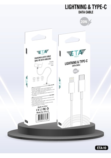 Apple İphone 14-14 Pro Uyumlu Lightning Şarj Kablosu 20w 1metre