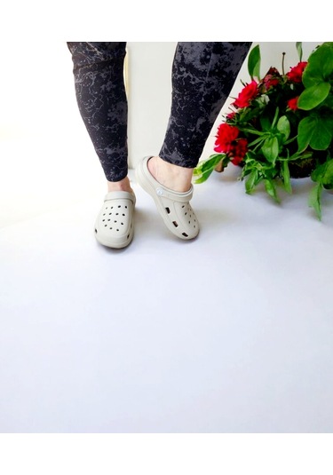 Günlük Yumuşak Taban Kemerli Doktor,hemşire Terliği Krem