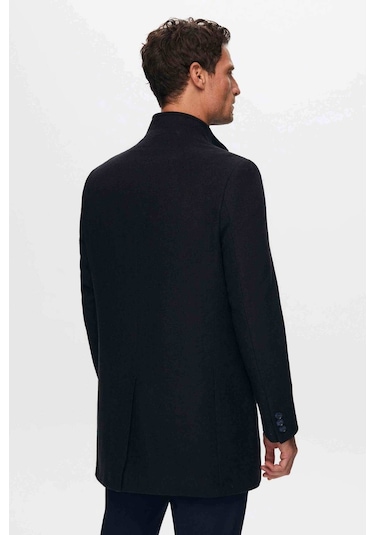 Ds Damat Regular Fit Lacivert Hakim Yaka Kaşe Kaban 5HF08ORT10002 Lacivert Ds Damat Regular Fit Lacivert Hakim Yaka Kaşe Kaban 5HF08ORT10002 Lacivert