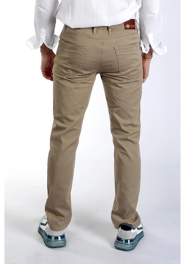 252 Lcm 221002 Jagger Lee Cooper Erkek Dokuma Pantolon Bej