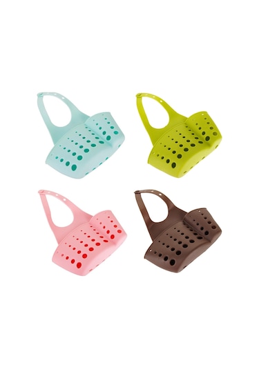 Sones Tm15008 Ayarlanabilir Takmalı Lavabo Depolama Askılı Sepet Mutfak Drenaj Askılı Çanta