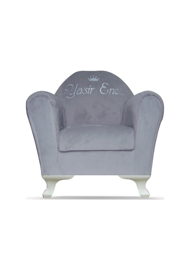 Isme Özel Çocuk Koltuğu Açık Gri