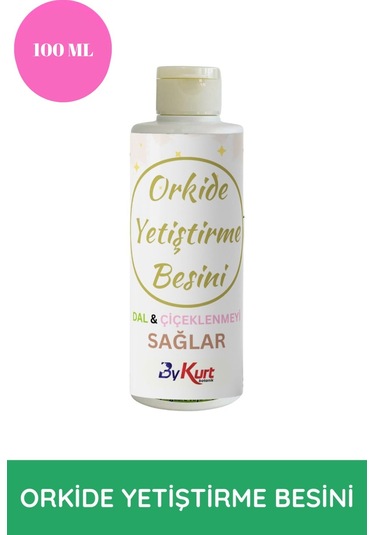 Bykurt Orkide Çiçeklenme Ve Dal Gelişim Besini 100ml Güçlü Organik Takviye 100 ML