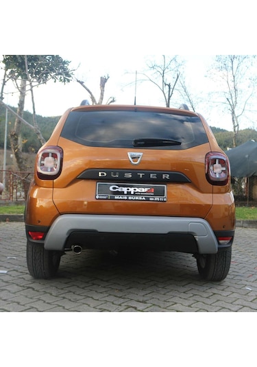 Cappafe Dacia Duster Arka Koruma Difüzör Büyük Md. Mat Gri 2018-