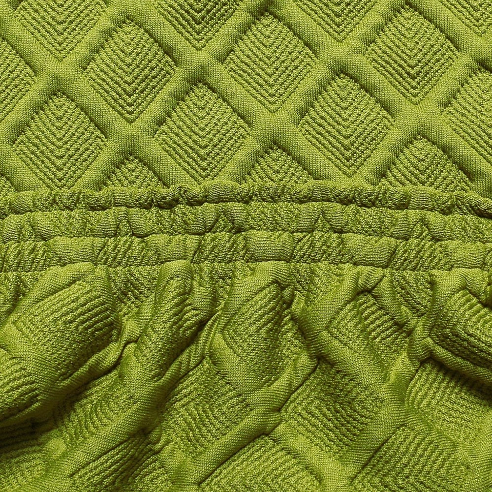 Padalink Yeşil Renkli Tekli Koltuk Kılıfı - Genişletilebilir Elastik Kumaş, Yumuşak Dokuma, Ev Ofis Restoran Uyumlu, Omuz Ve Arka Destekli Koruyucu Örtü Çok Renkli