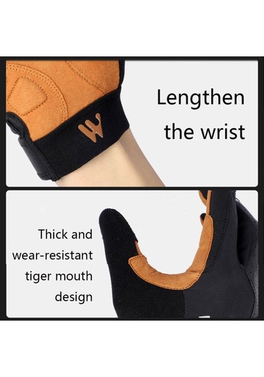 West Bıkıng Yp0211197 Tam Parmak Şok Emici Kaymaz Motosiklet Bisiklet Eldiveni 001