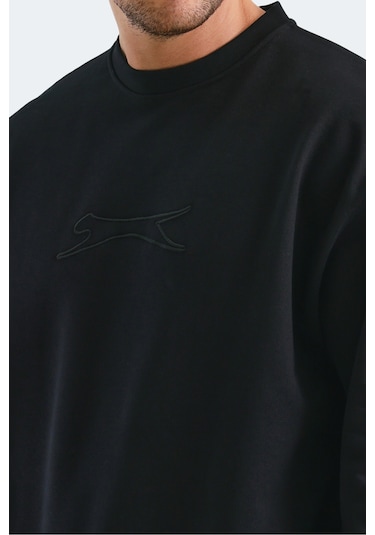Slazenger Vadık 2li Set Erkek Siyah - Gri Sweatshirt Siyah - Gri