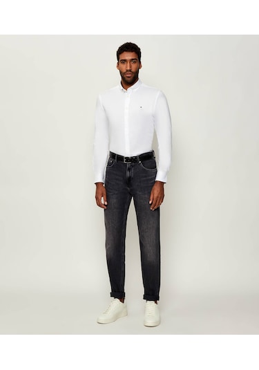 Tommy Hilfiger Erkek Regular Fit Pamuklu Gömlek Beyaz