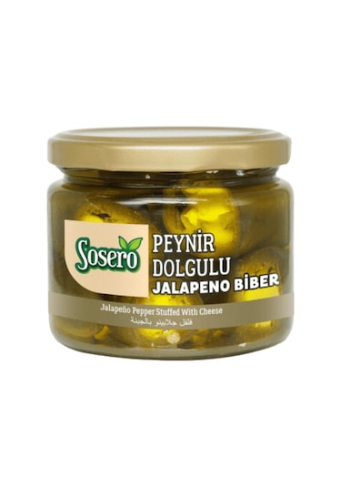 Sosero Peynir Dolgulu Jalapeno Biber 300 G