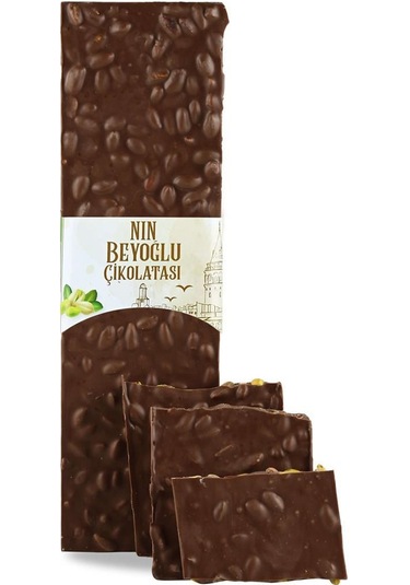 Fıstıklı Beyoğlu Çikolatası Sütlü 250g