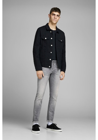Jack & Jones Erkek Jjıglenn Jean Pantolon 12147024 Gri