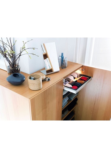 Masa Aynası, Şeffaf, 22x39 Cm Açık Ceviz