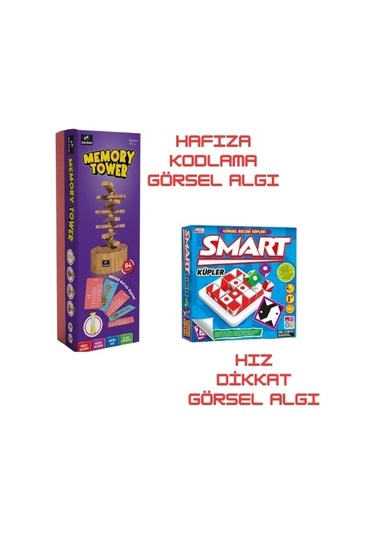 Memory Tower & Smart Küpler Hafıza, Hız, Dikkat, Görsel Algı, O
